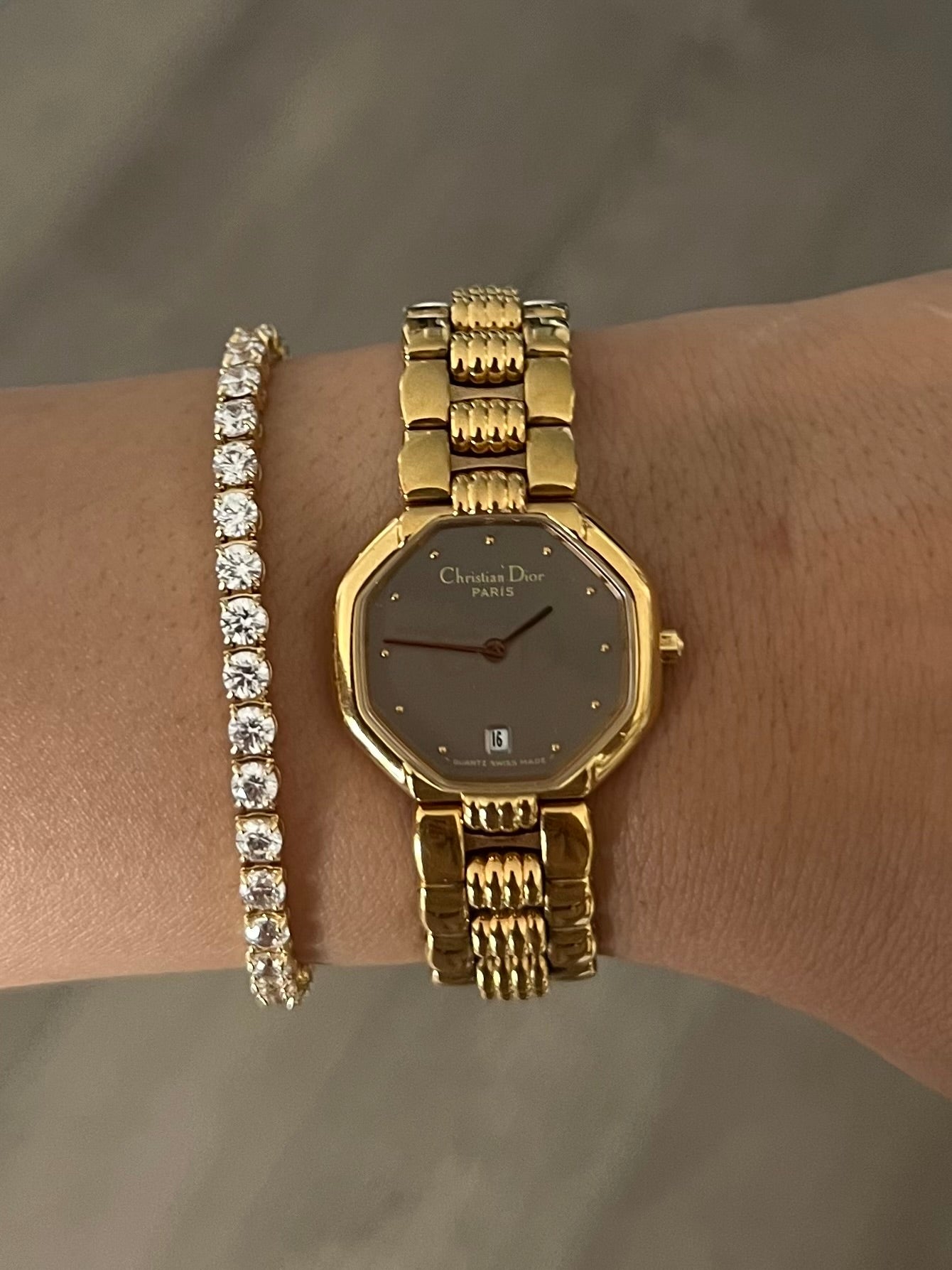 Authentic Christian Dior 1990's Model Depose Watch