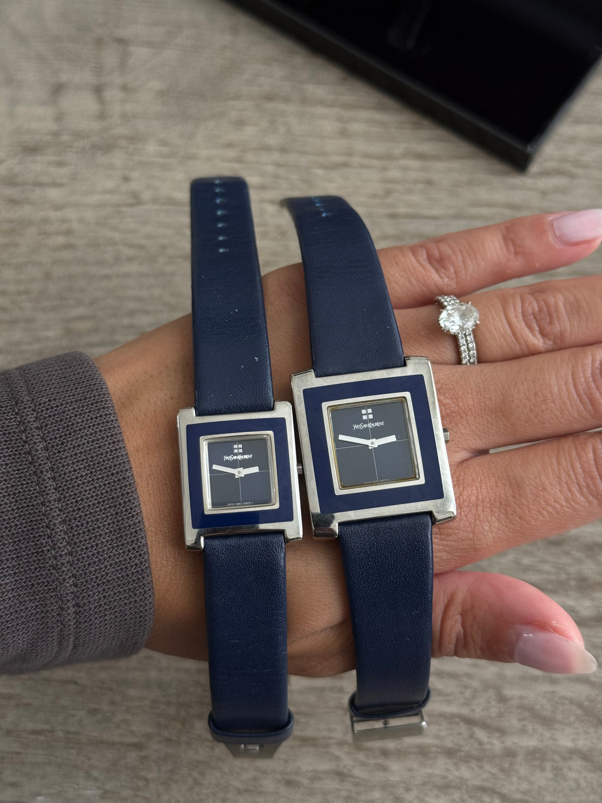 Authentic YSL Two Toned His & Hers Watch SET