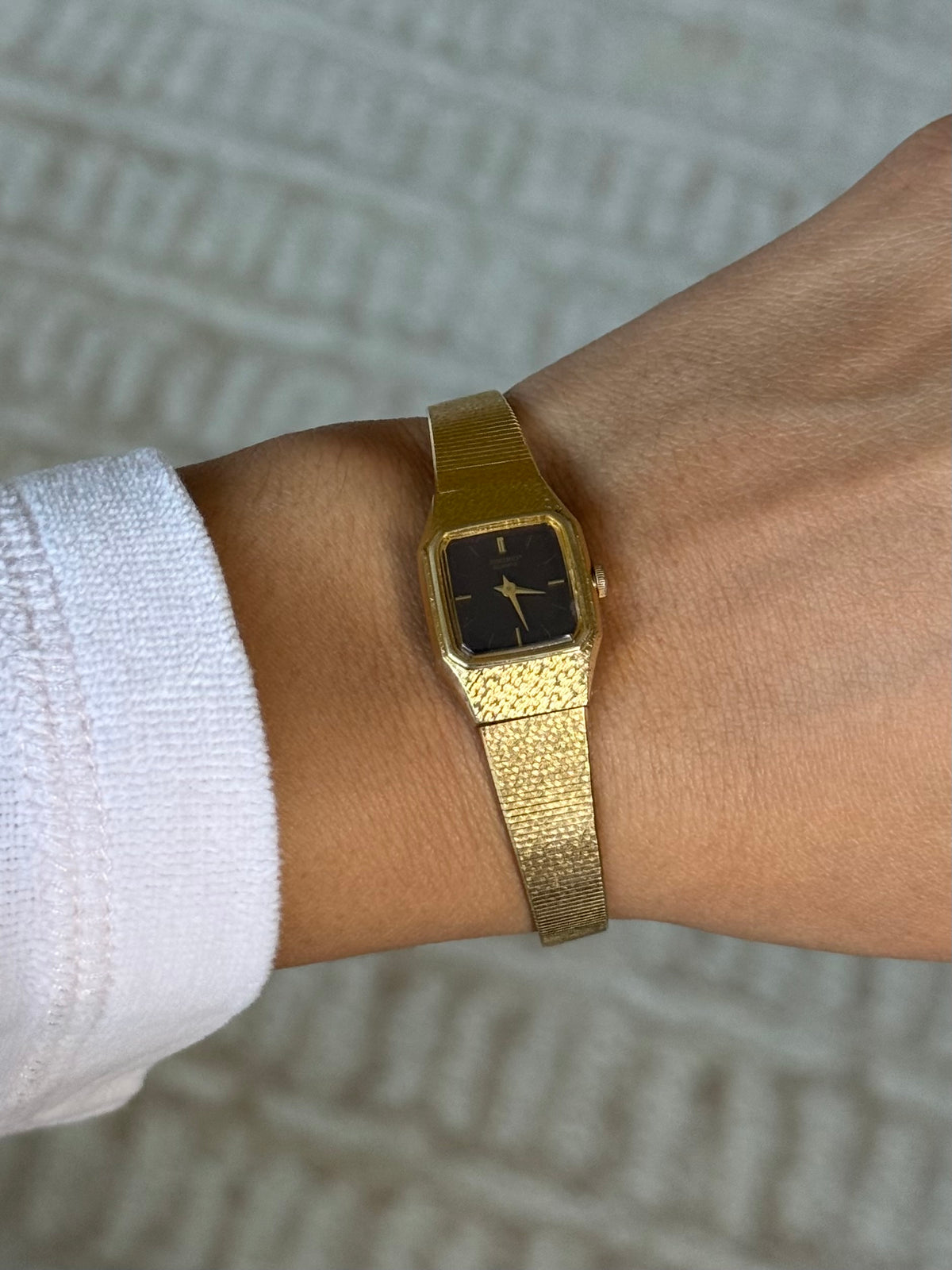 Seiko Watch with Brown Dial