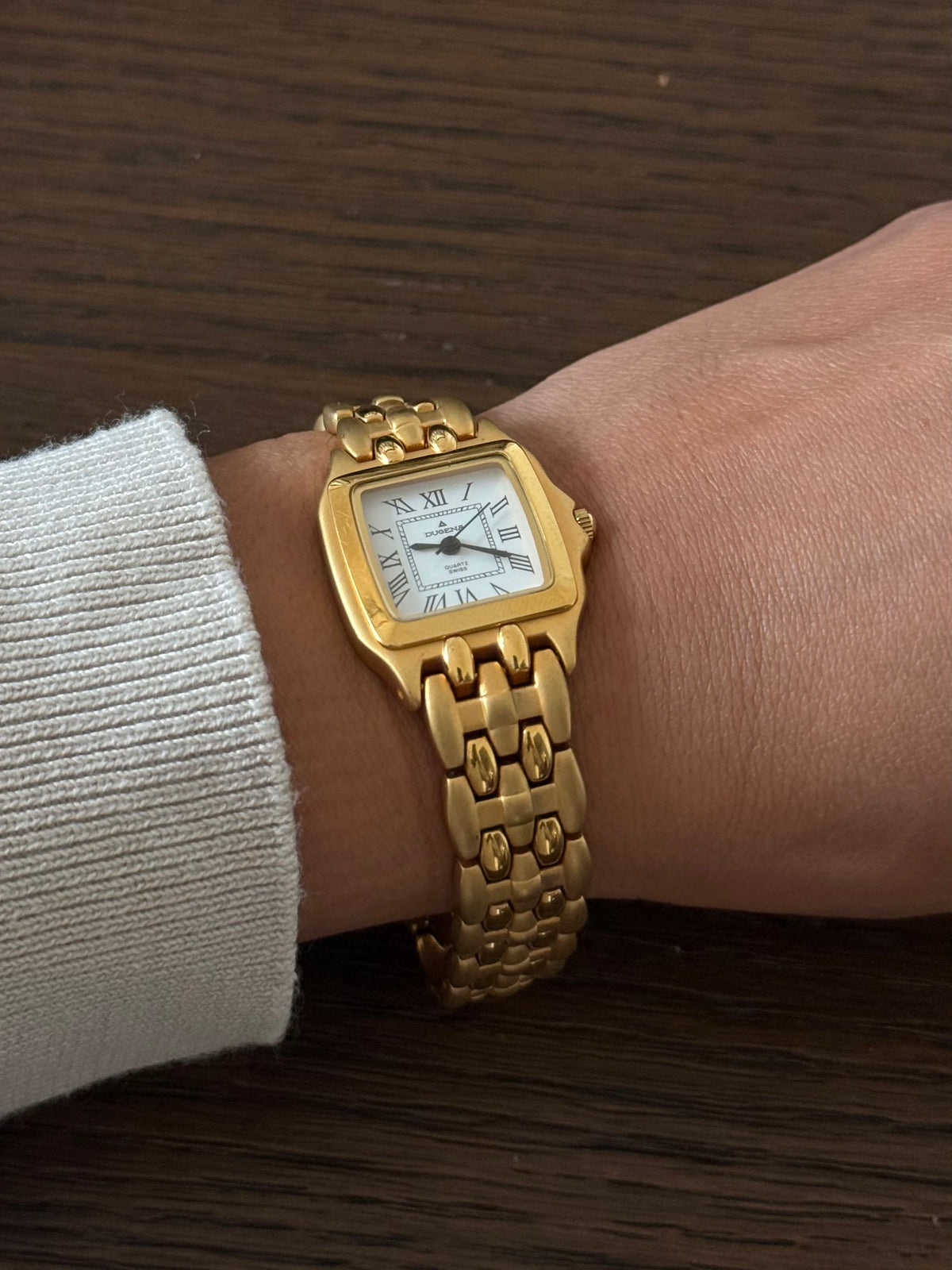 Dugena Swiss Watch with Square Dial