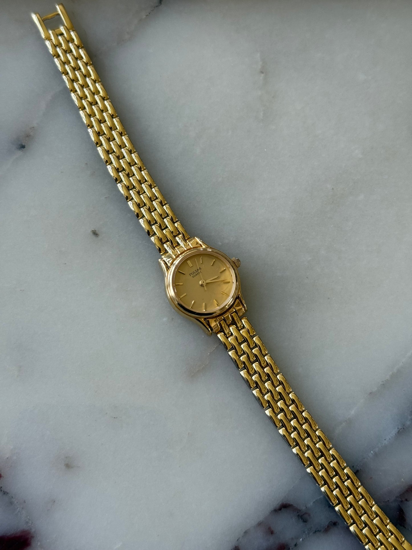 Gold Toned Pulsar Watch