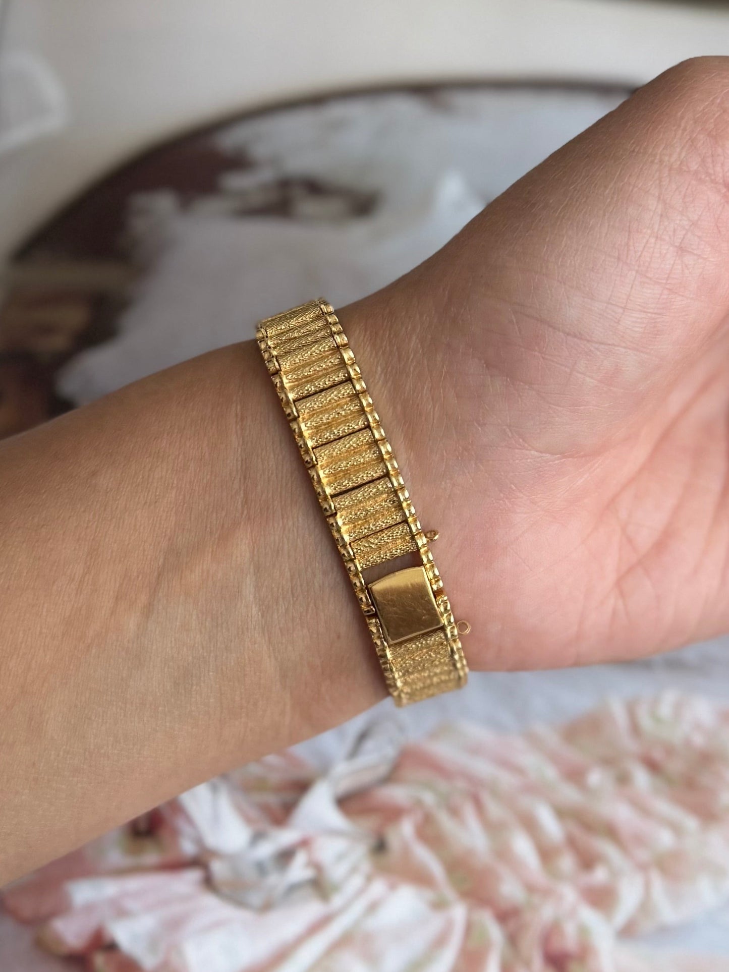 Dainty Seiko Tank Watch With 6 Diamonds