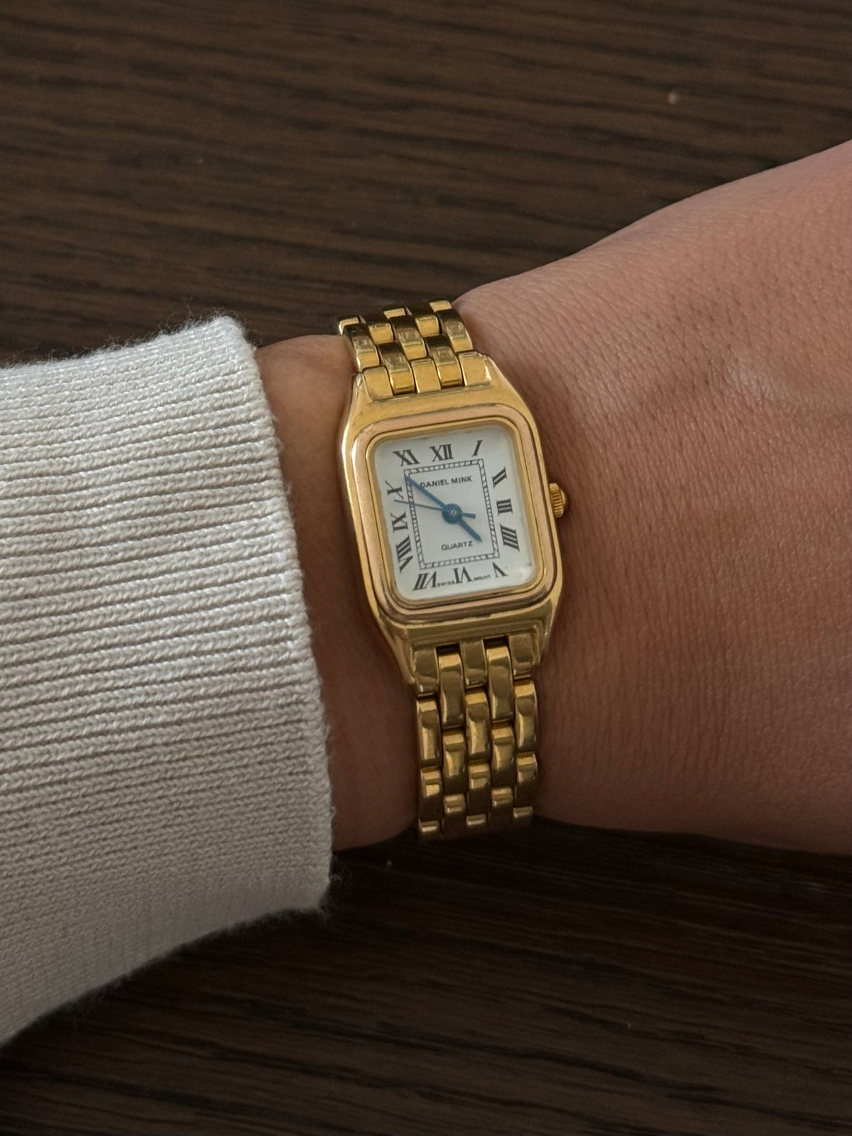 Authentic 18K GP Daniel Mink Watch (Small)