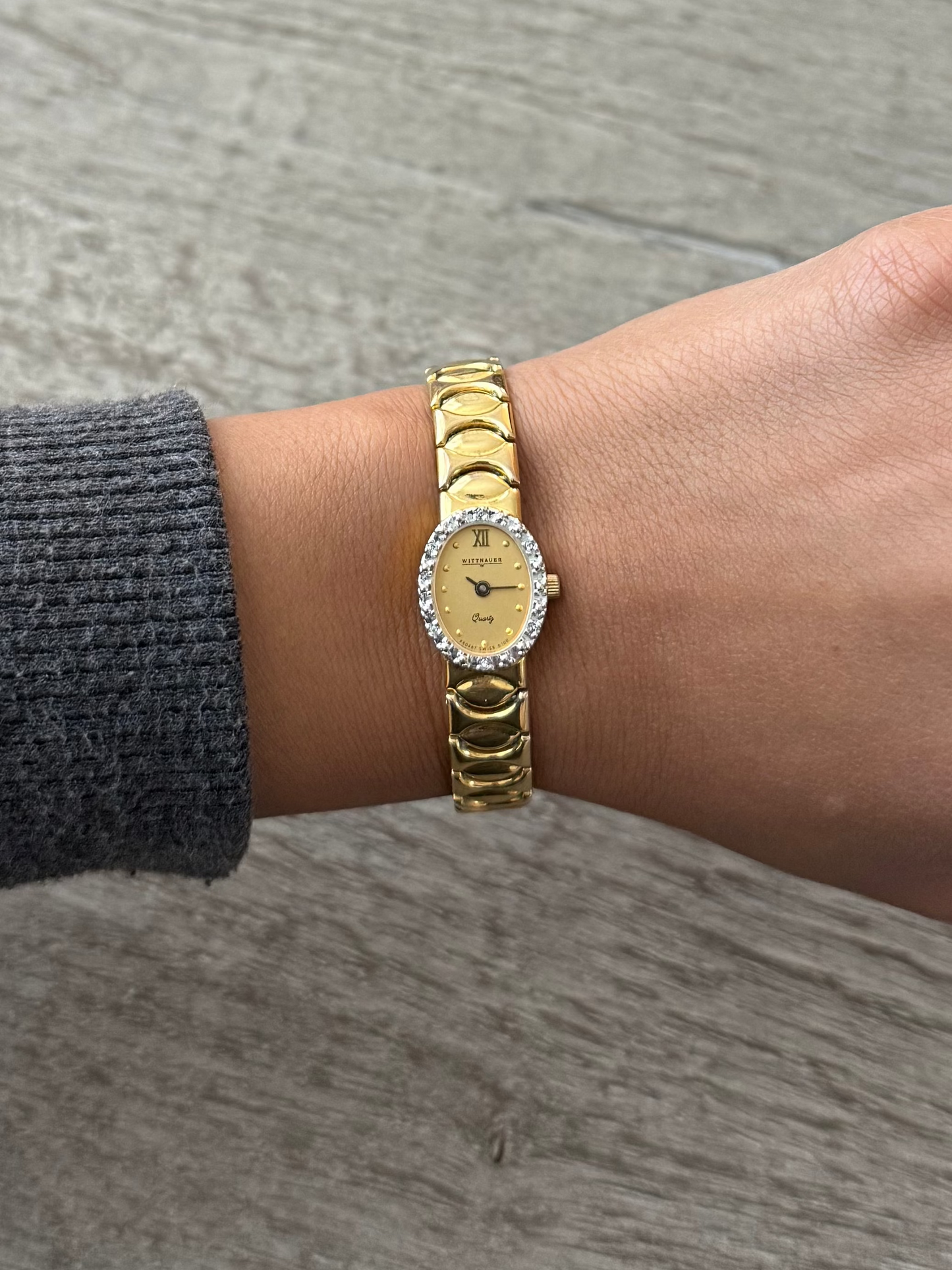 Wittnauer Watch with Genuine Diamond Bezel