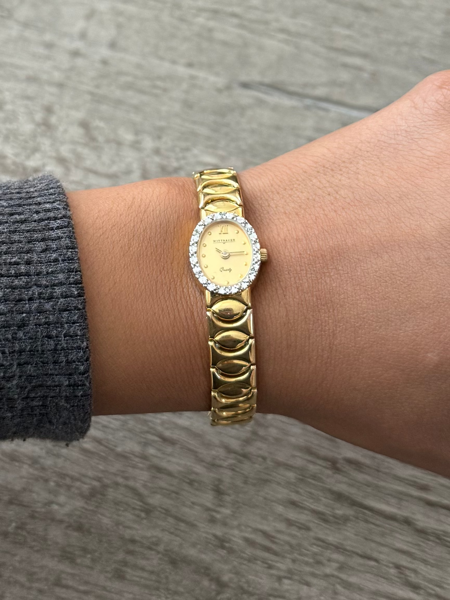 Wittnauer Watch with Genuine Diamond Bezel