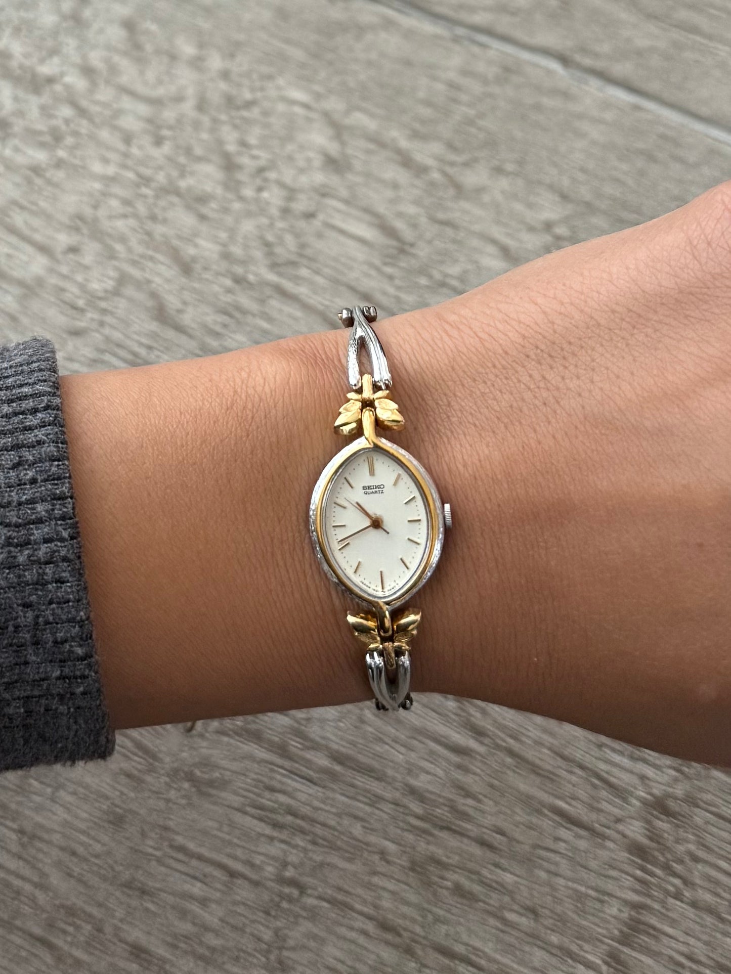 Seiko Two Toned Delicate Bracelet Watch