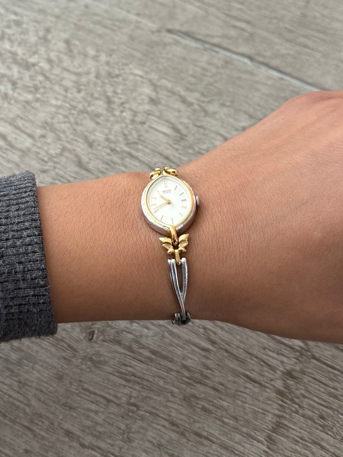 Seiko Two Toned Delicate Bracelet Watch