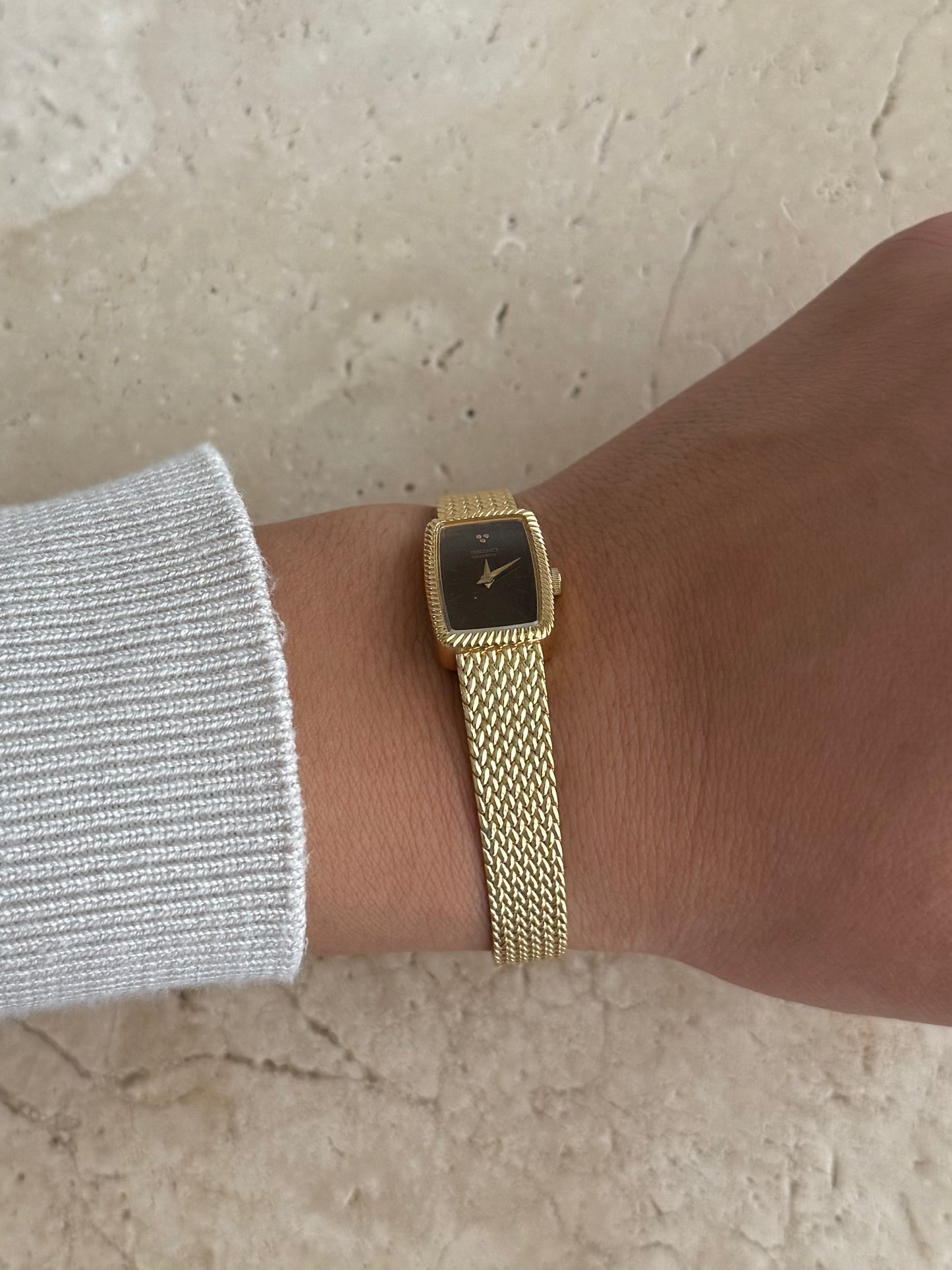Seiko Watch with Brown Dial