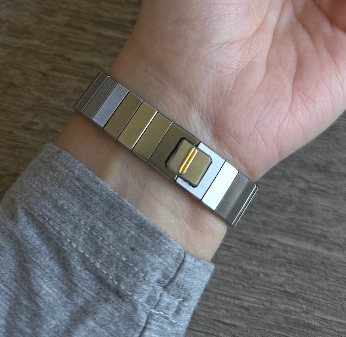 Authentic RARE Vintage 90s Two-Tone Yves Saint Laurent Reverso Watch