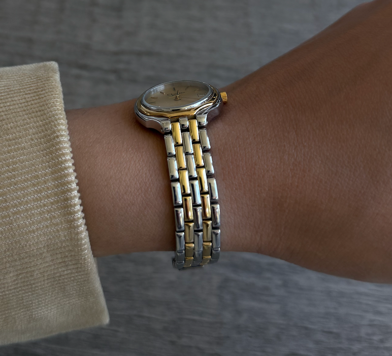 Authentic Two Toned Christian Dior Watch