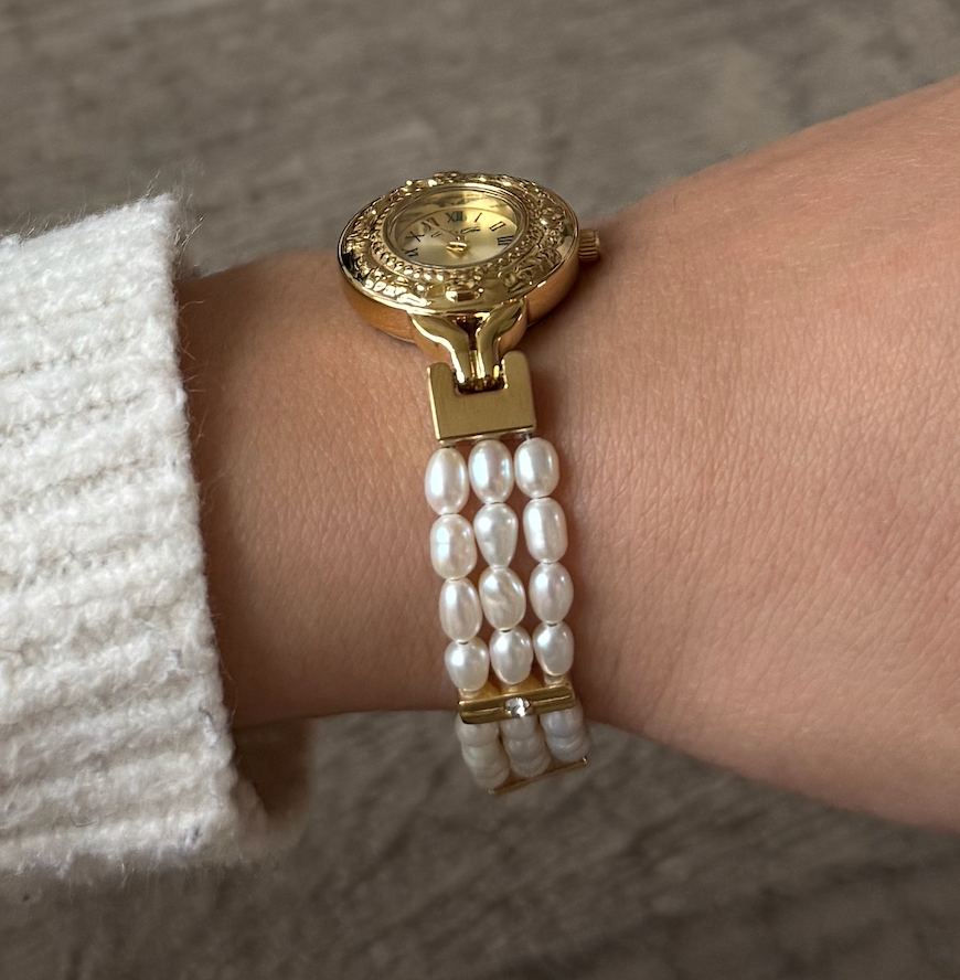 The Cordelia Watch | Gold Dial