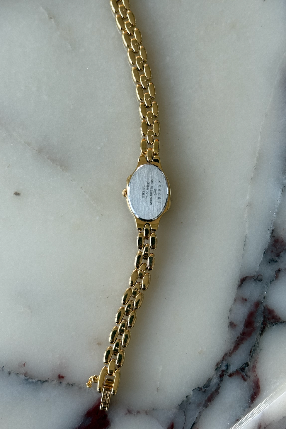 RARE Dainty Seiko Tisse Watch w/ Diamonds