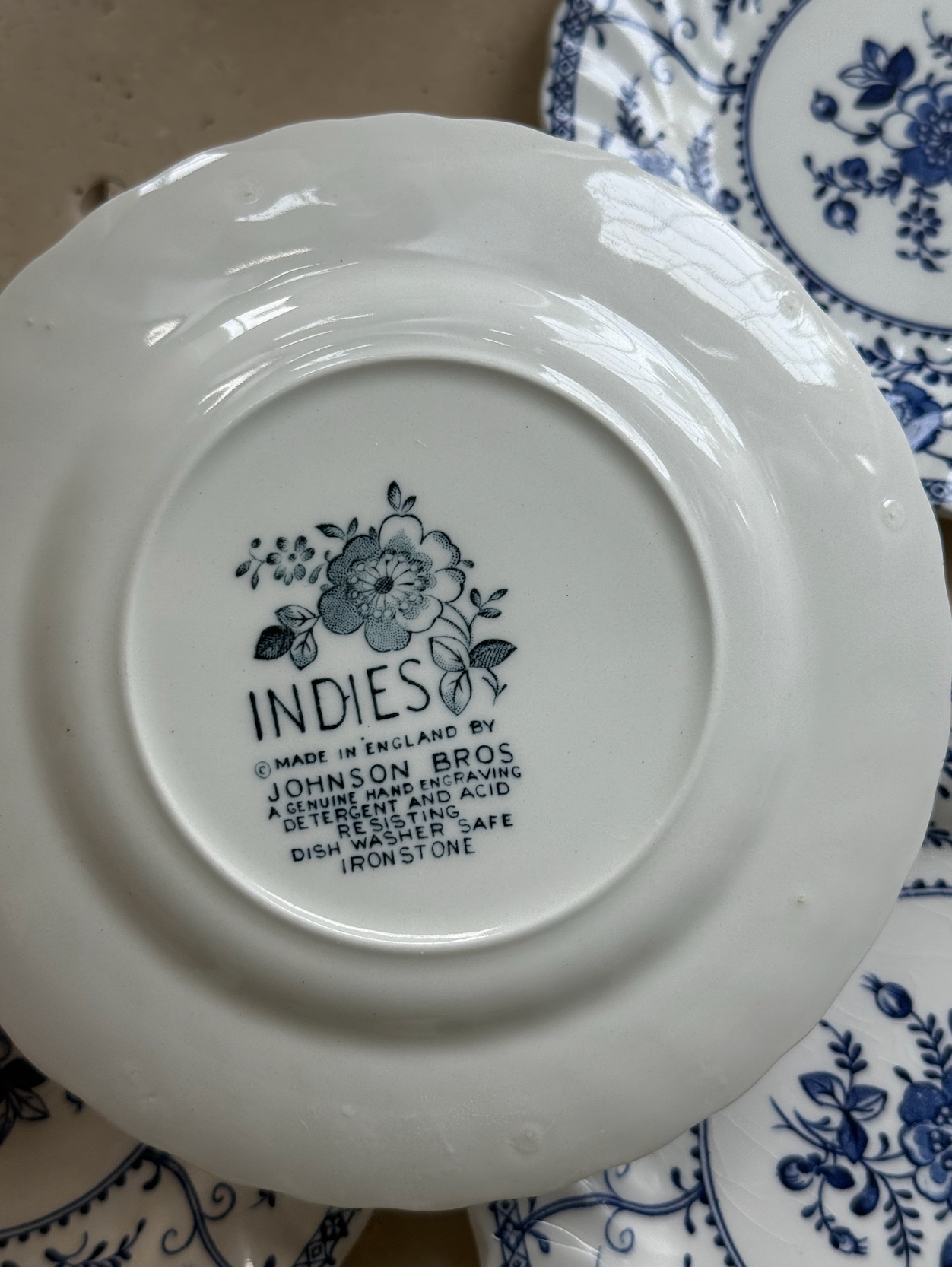 Vintage Johnson Brothers Plates set of 4