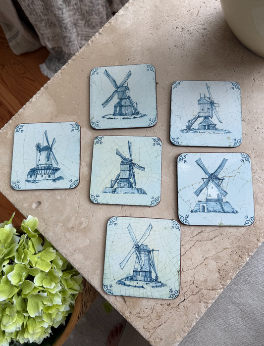 Made in England Coastal Set of 6 Coasters