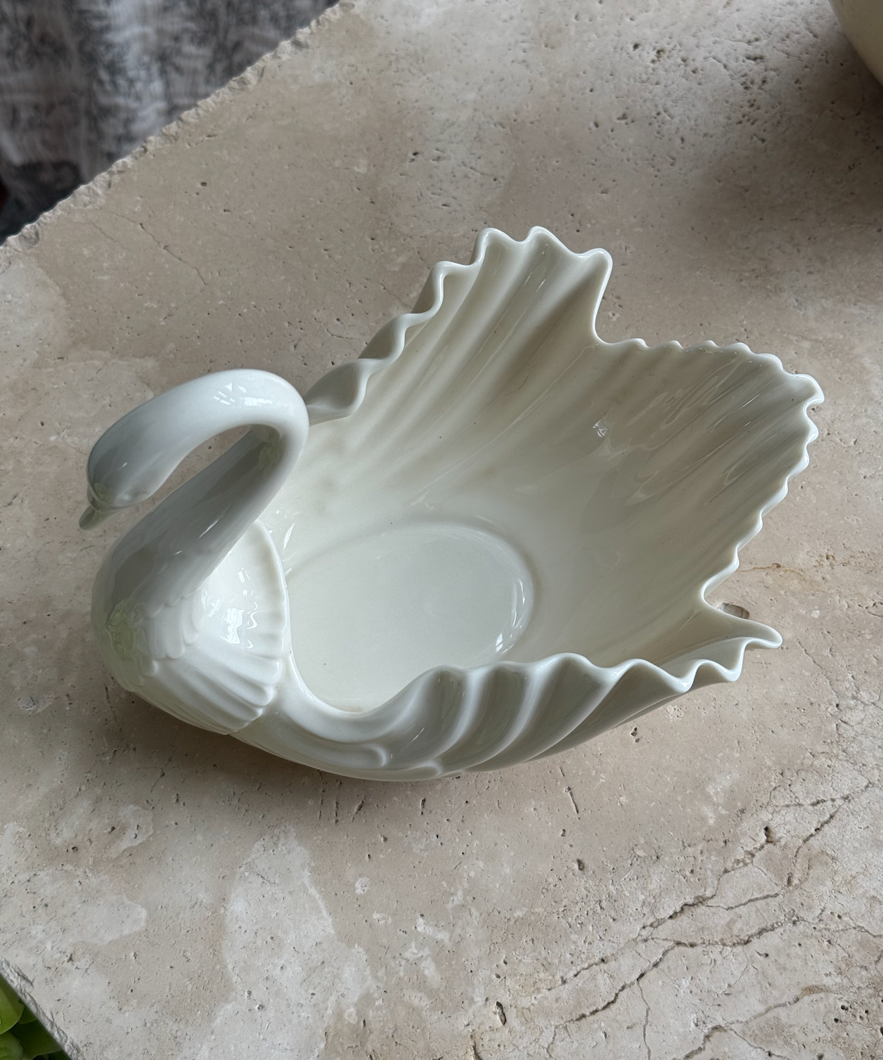 Vintage Lenox Swan Porcelain Trinket
